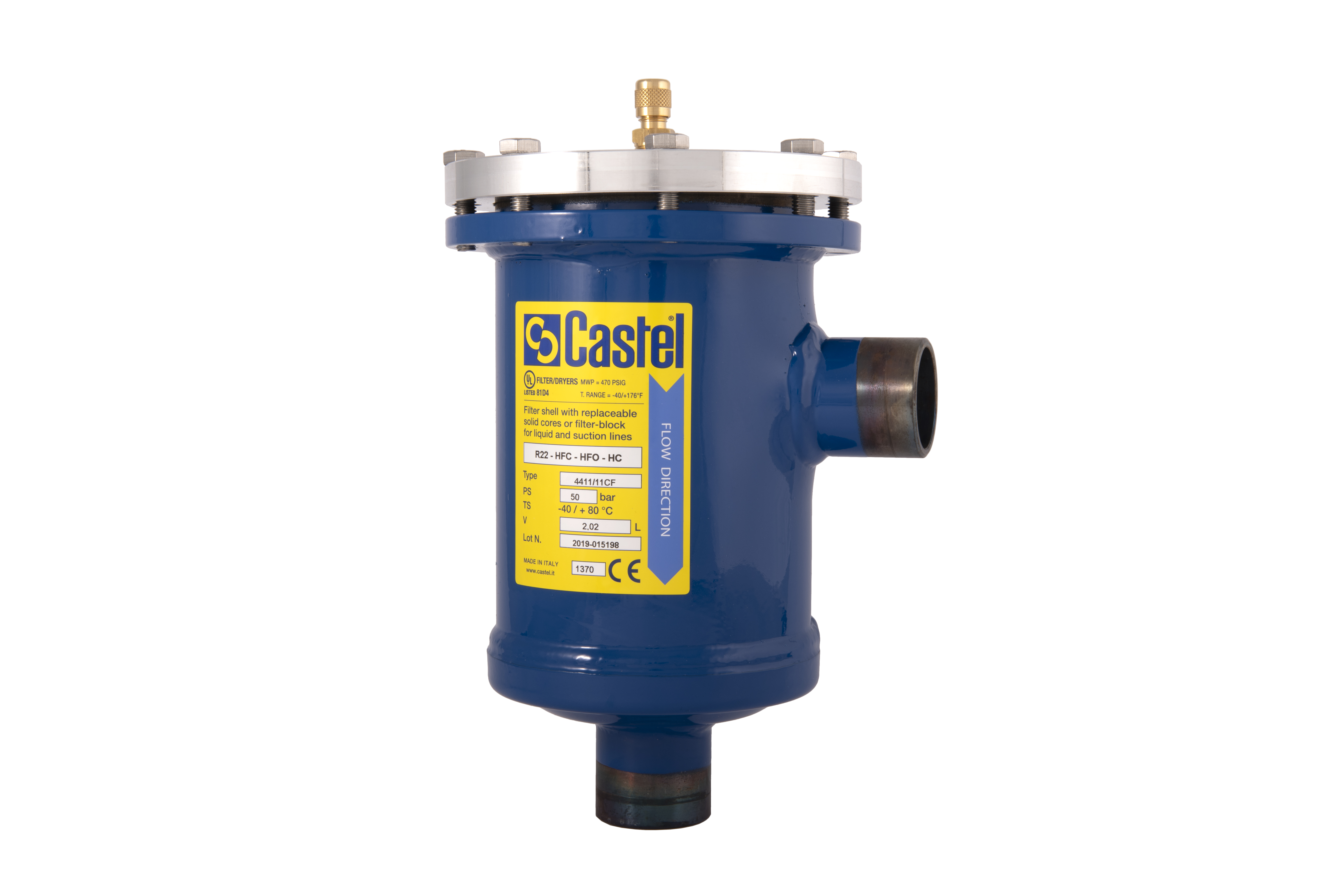 CASTEL MECHANICAL FILTER SHELL