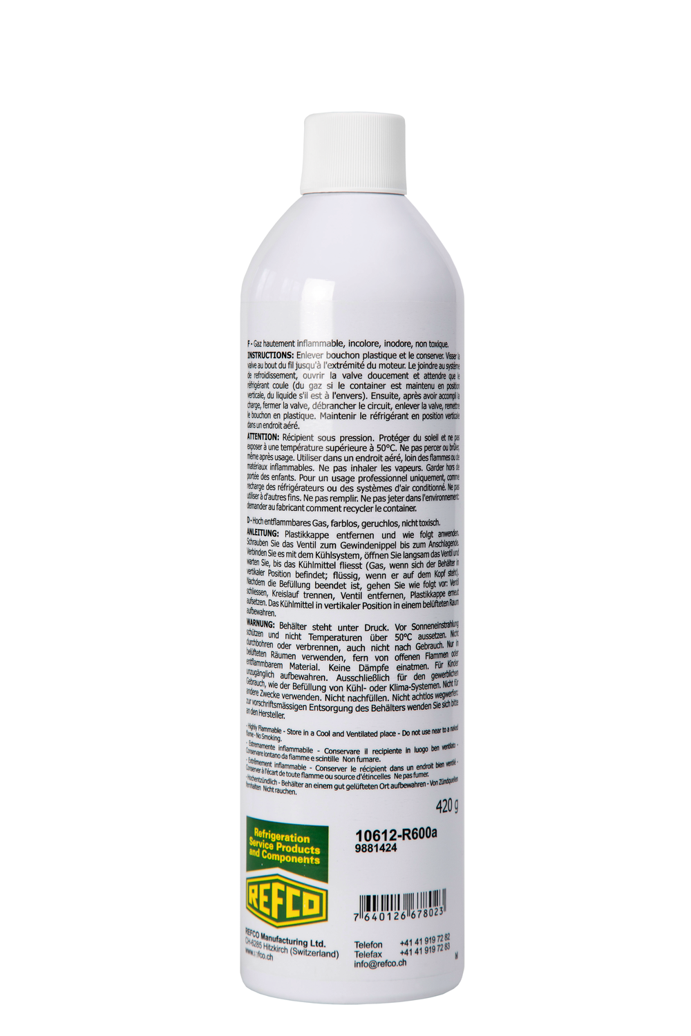 10612-R600a / 420GR.